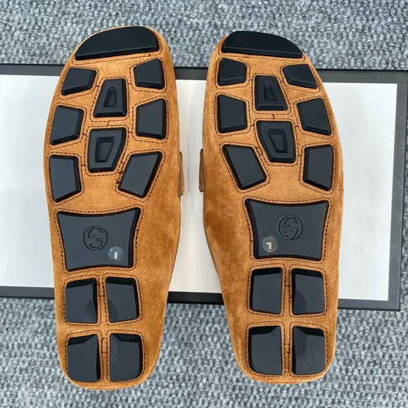 ❌ SOLD ❌ GUCCI Suede Mens Driver Loafers - Picture 2 of 6